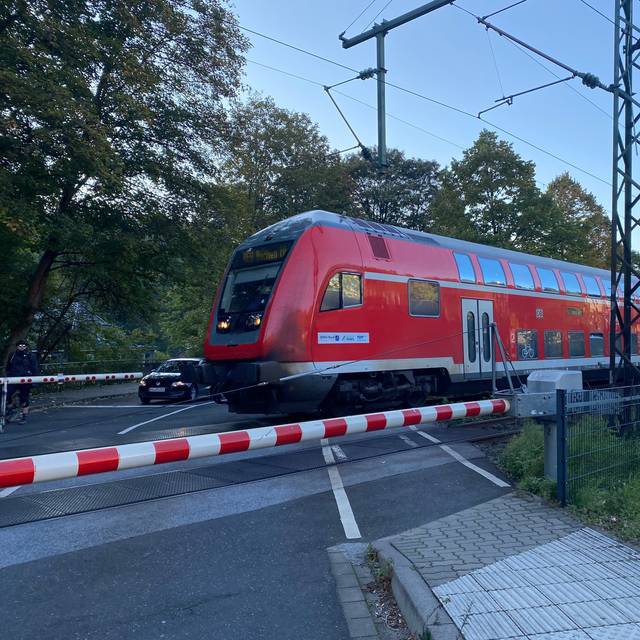 Ein Zug der Linie RE9