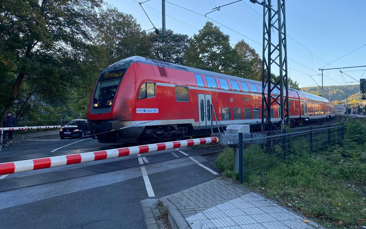 Ein Zug der Linie RE9