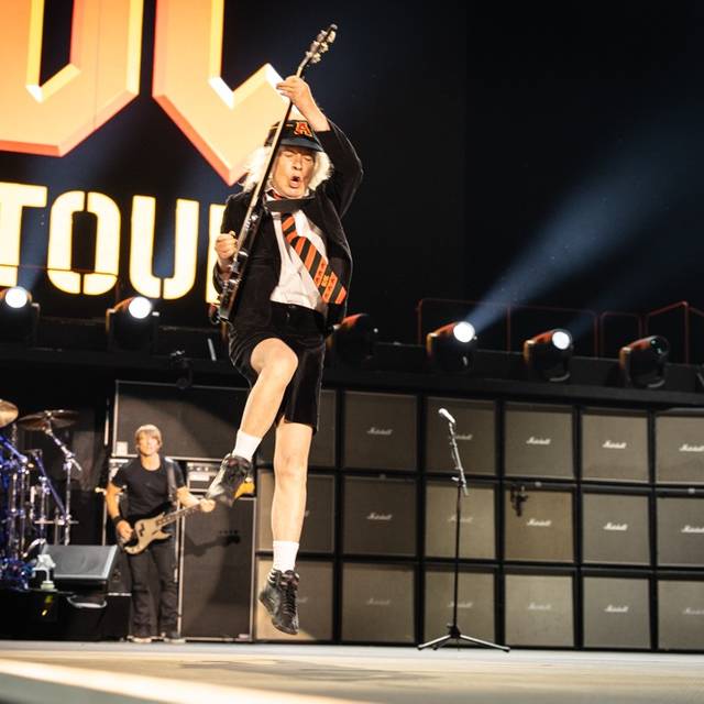 AC/DC Live in Düsseldorf 08.07.2025 Merkur Spielarena Angus Young