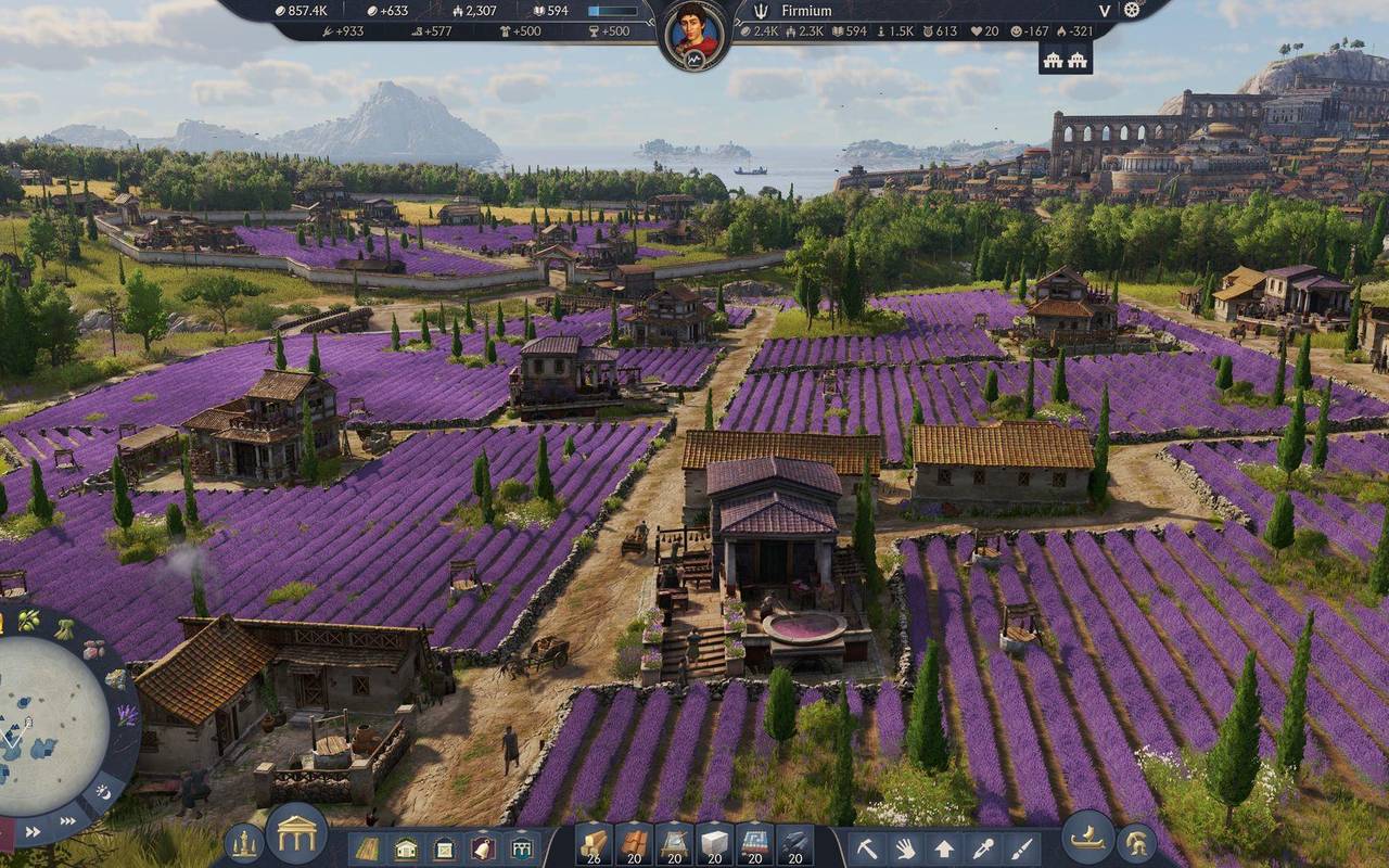 Screenshot vom Spiel «Anno 117: Pax Romana»
