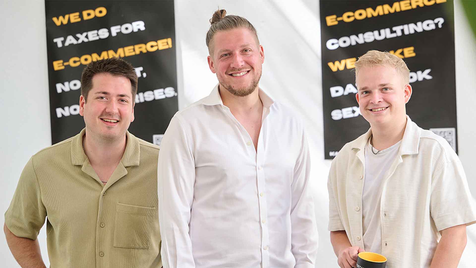 Adrian Stricker, Nils Klammer und Frederick Grahl der FORTAX GmbH Steuerberatungsgesellschaft aus Siegen
