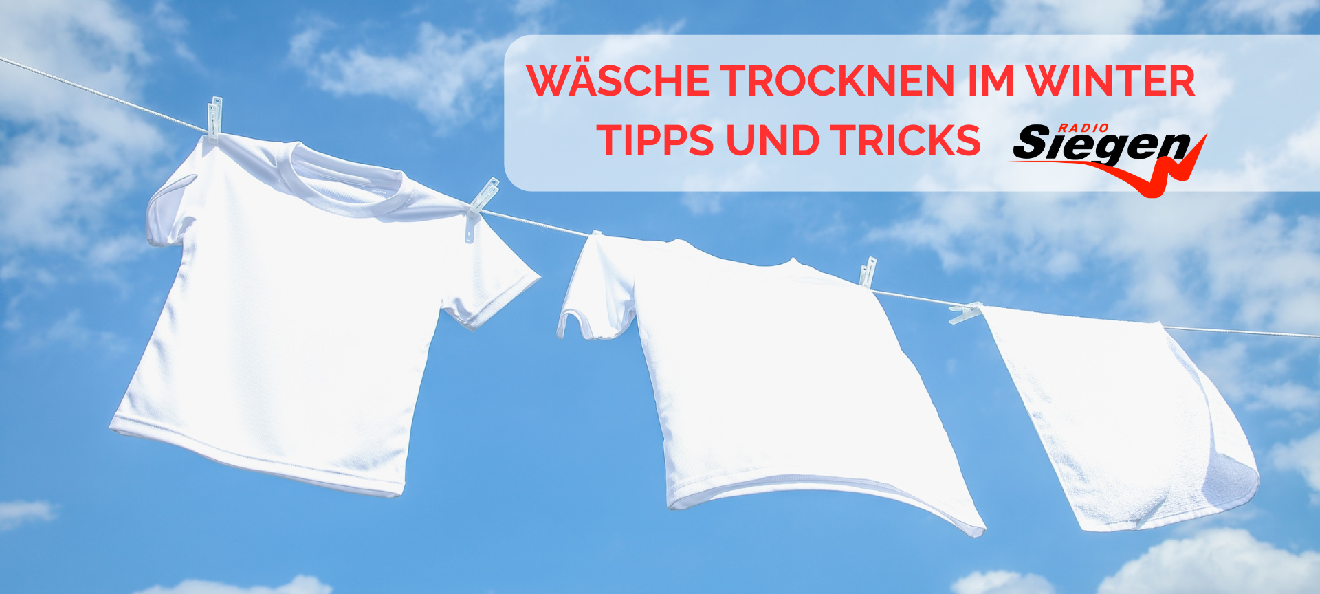 Wäsche trocknen im Winter: Tipps und Tricks