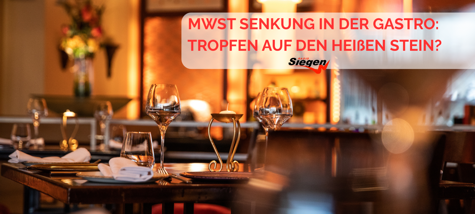 Kommt die MwSt-Senkung in der Gastro beim Kunden an?
