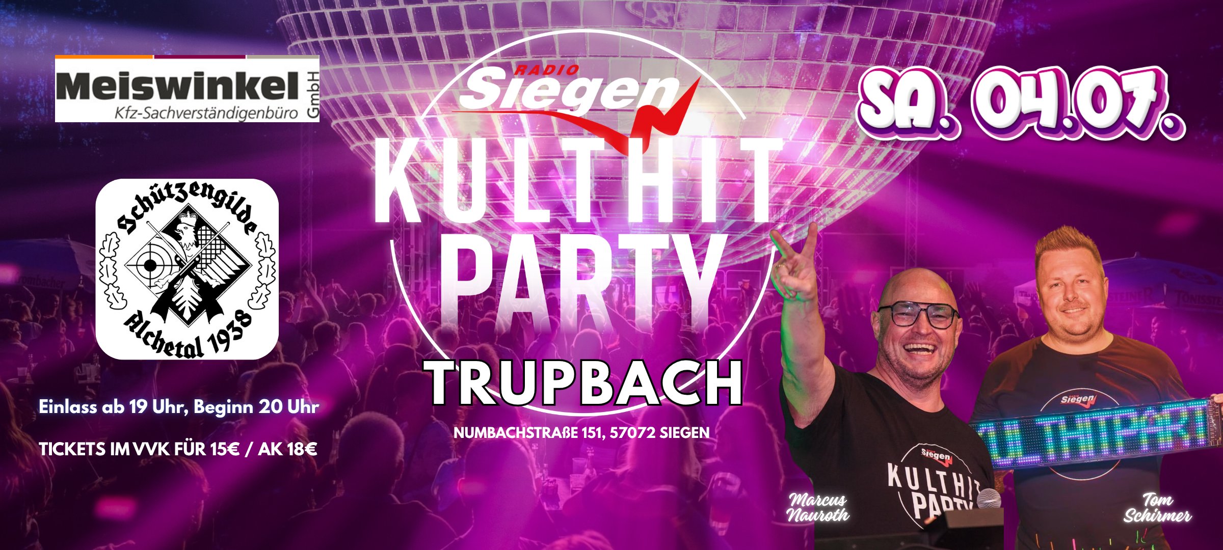 Radio Siegen Kulthitparty in Trupbach