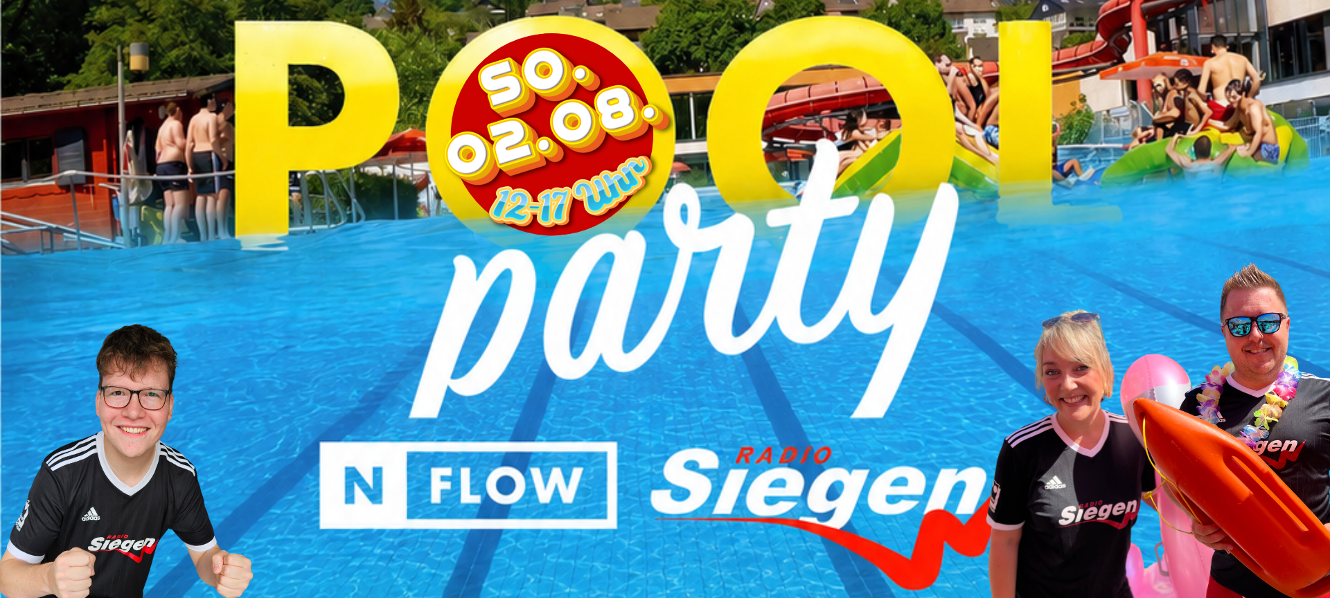 Unsere Poolparty startet wieder durch