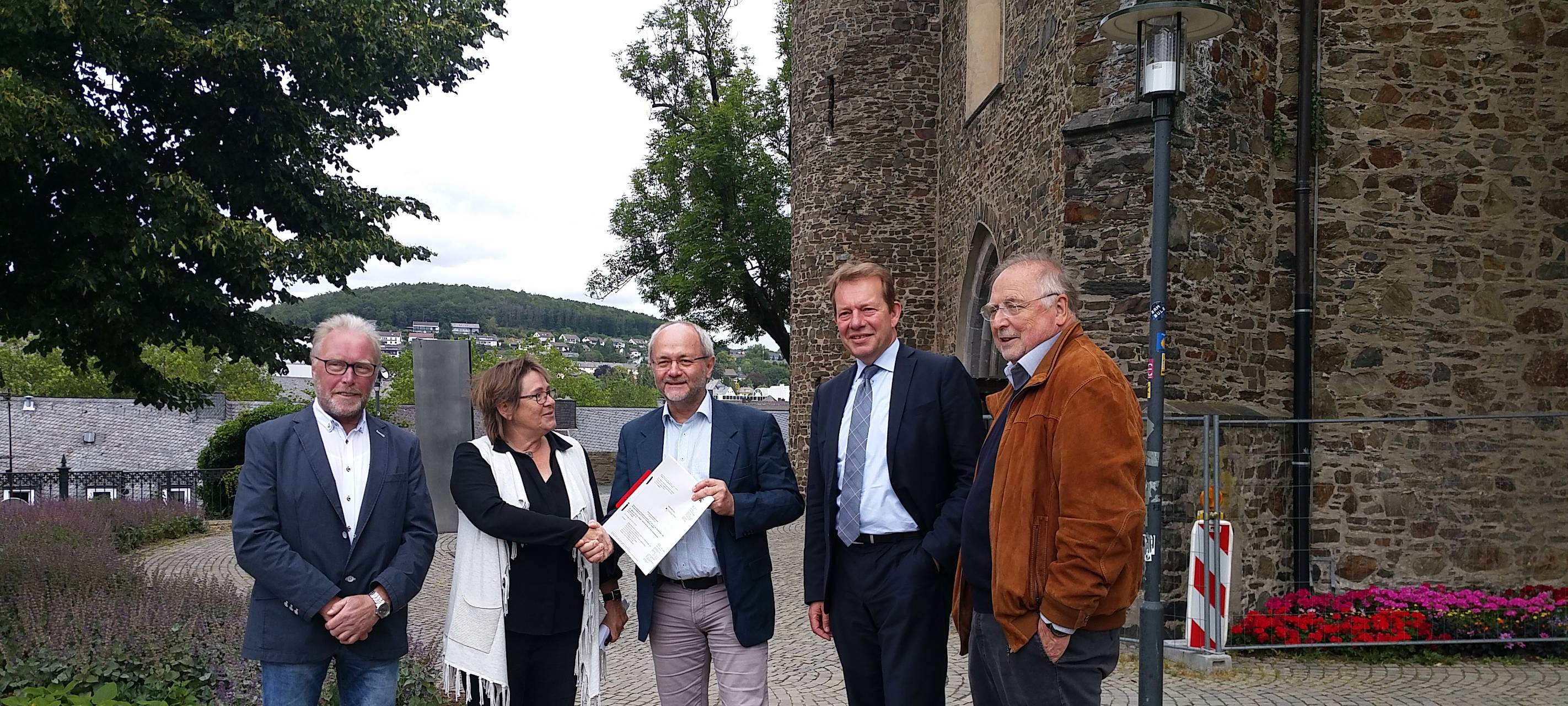 Marode Bruchsteinfassade