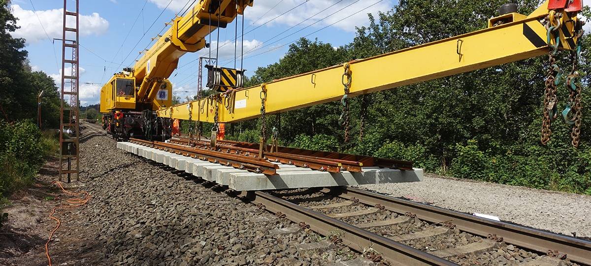 Gleisbauarbeiten