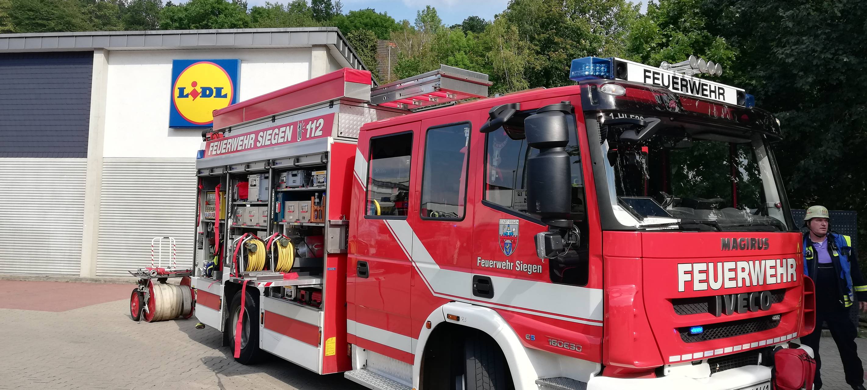 LIDL-Markt in Siegen evakuiert