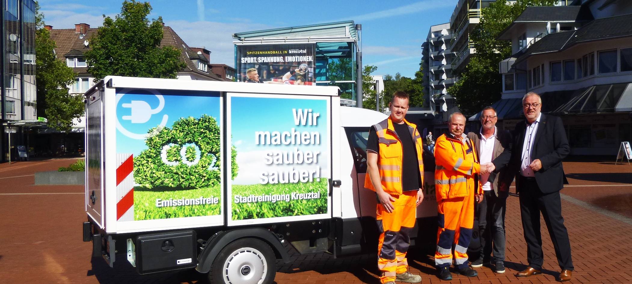 Kreuztaler Baubetriebshof bekommt zwei Elektroautos