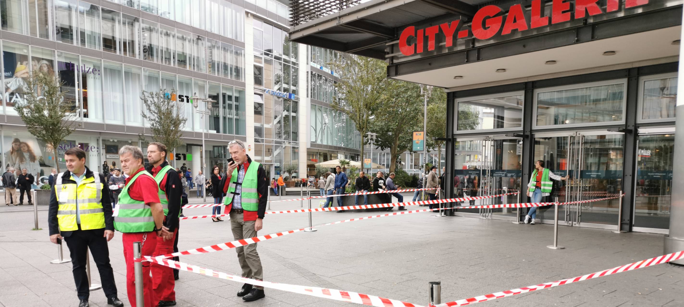 City-Galerie für kurze Zeit evakuiert