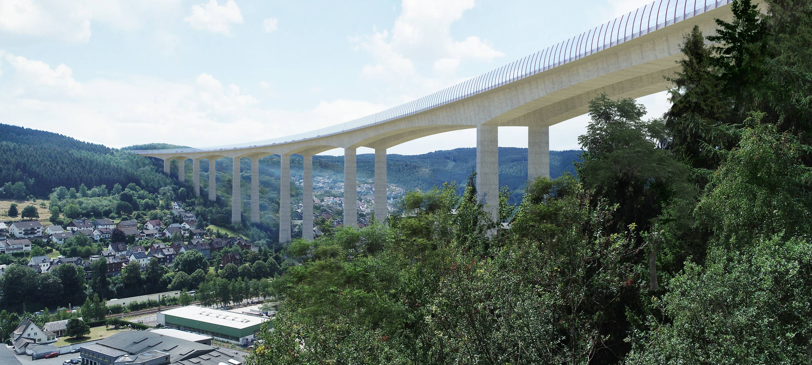 Baugrunduntersuchungen an der Siegtalbrücke