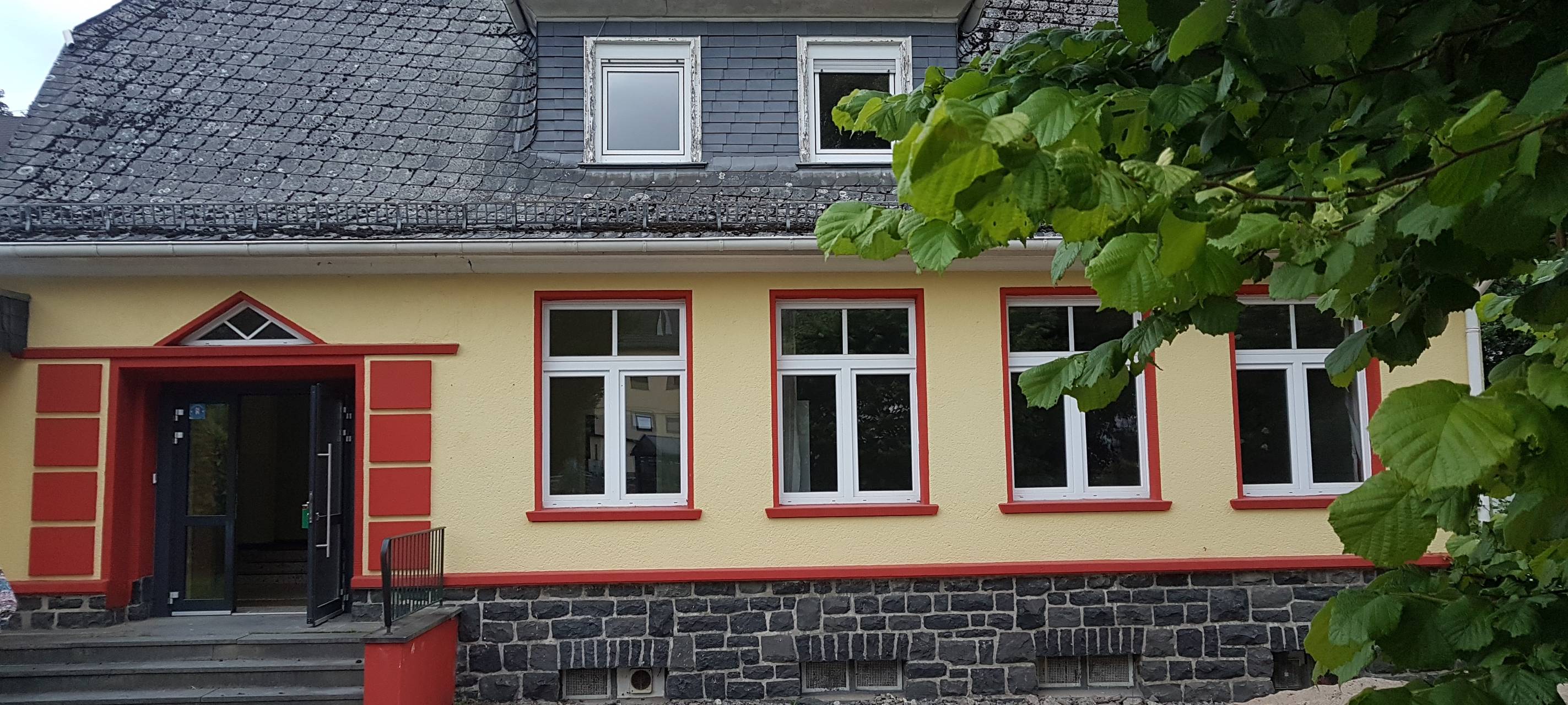 Kindergarten Eschenbach kurz vor der Fertigstellung