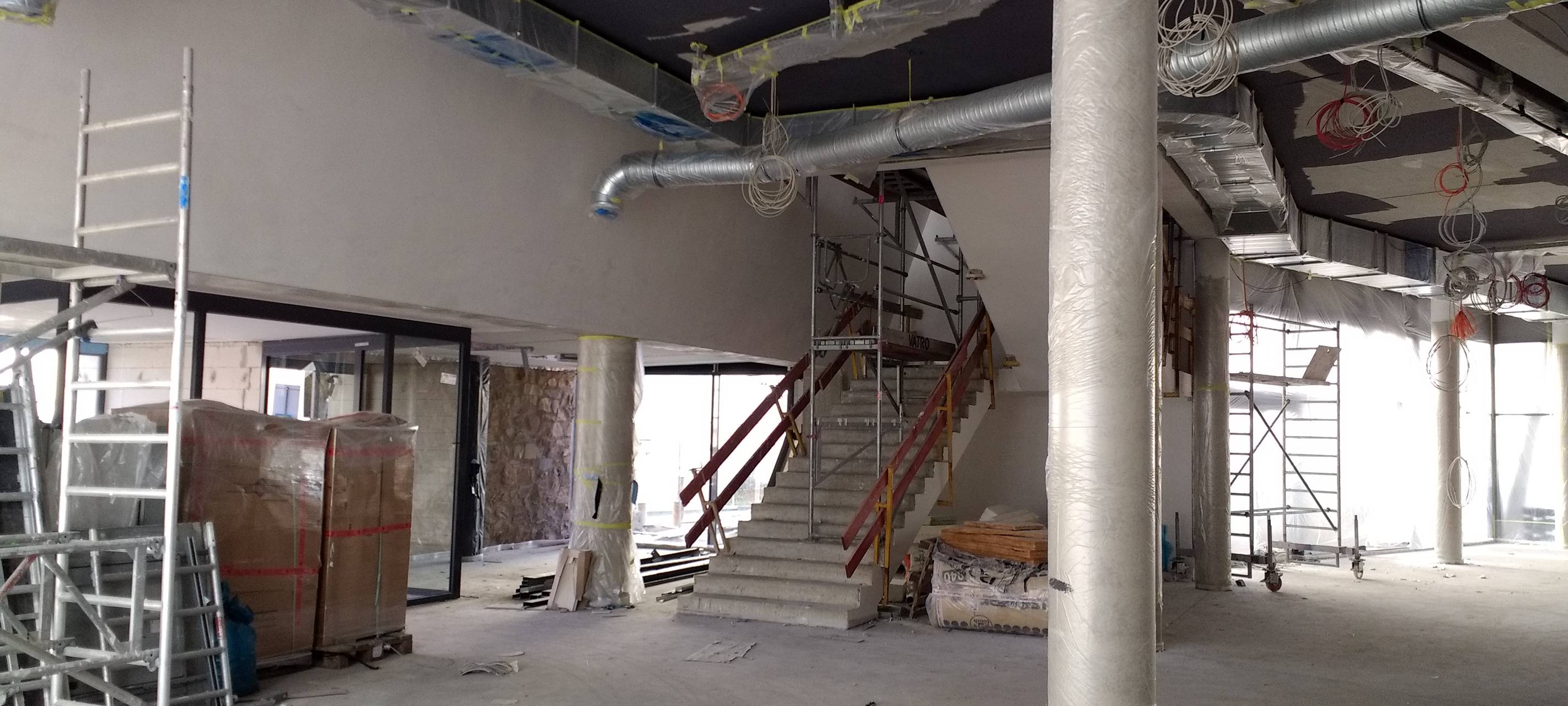 Innenausbau läuft