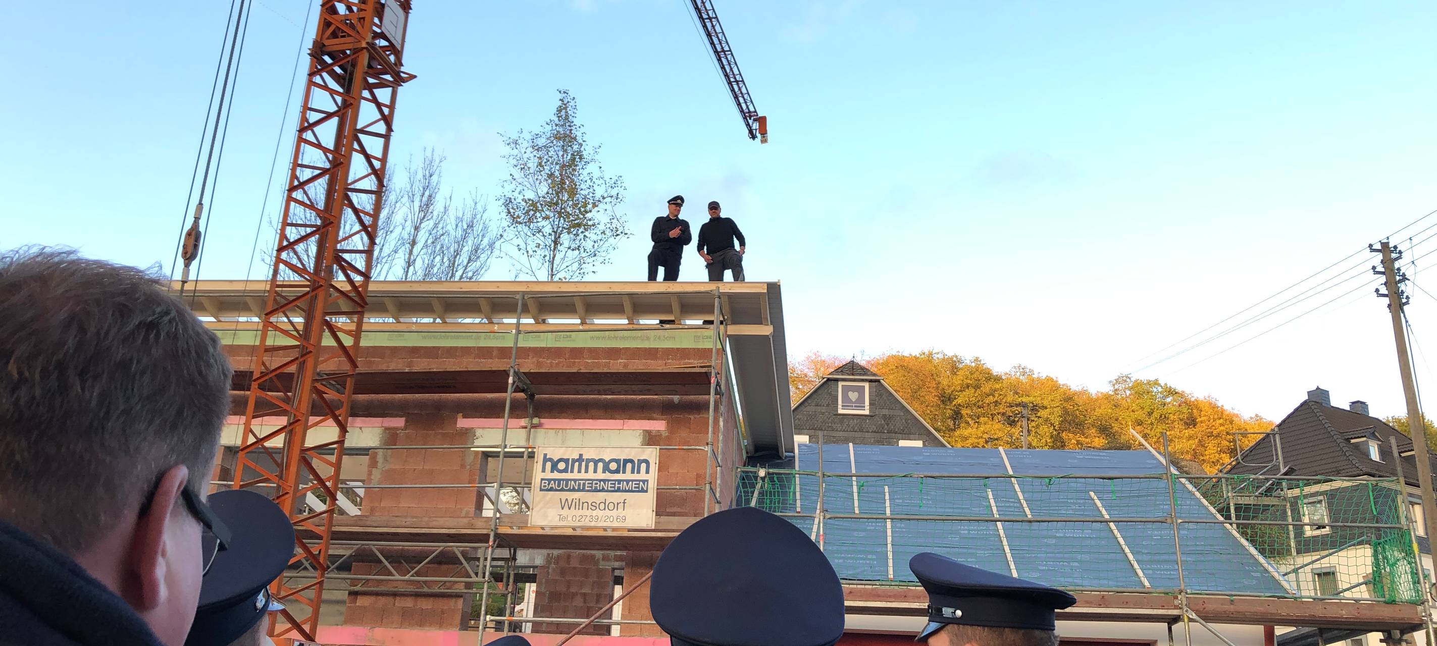 Richtfest am Feuerwehrgerätehaus Oberdielfen