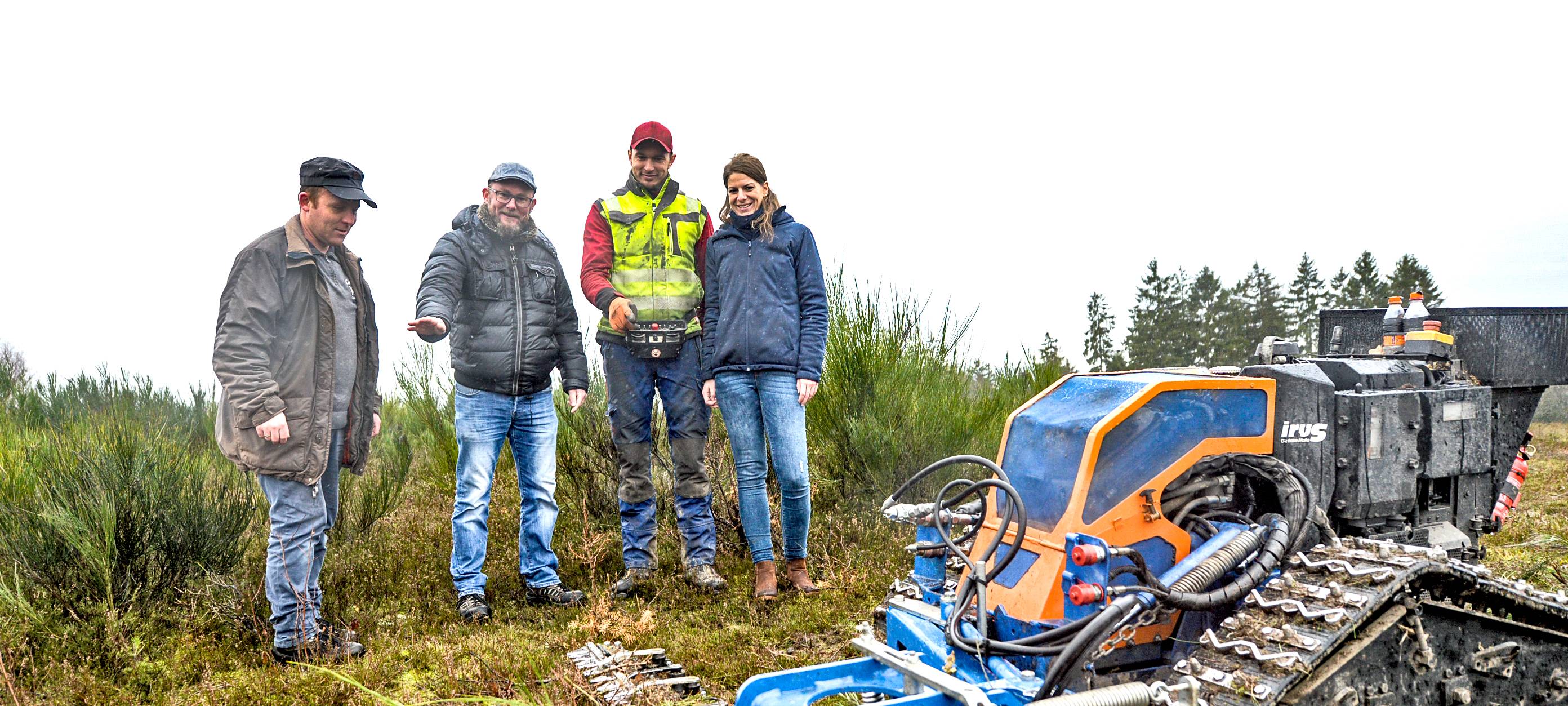 Pflegemaßnahmen an der Trupbacher Heide