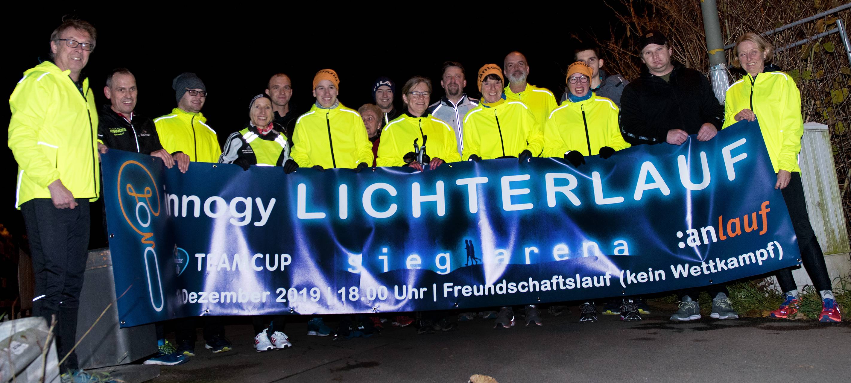 "Lichterlauf" an der Sieg