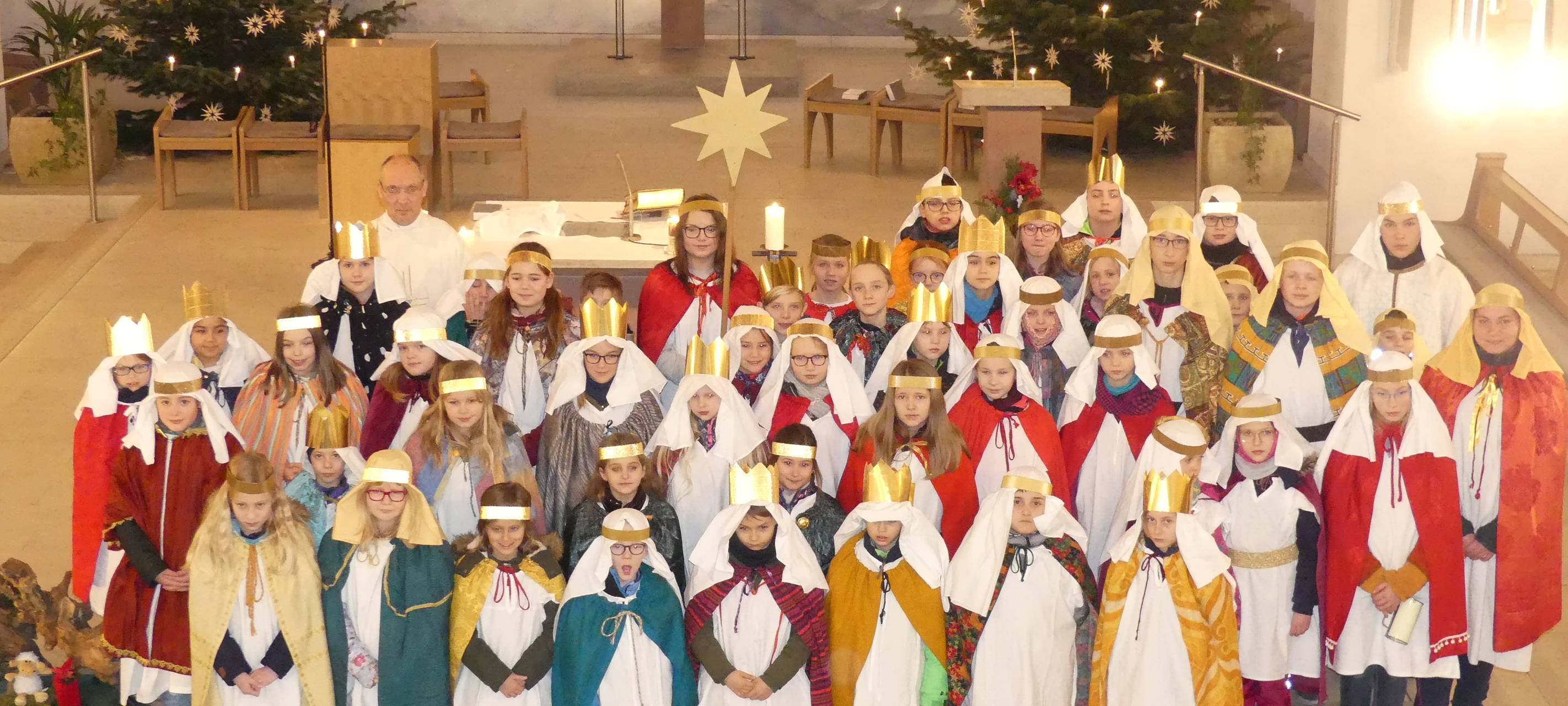 Sternsinger unterwegs
