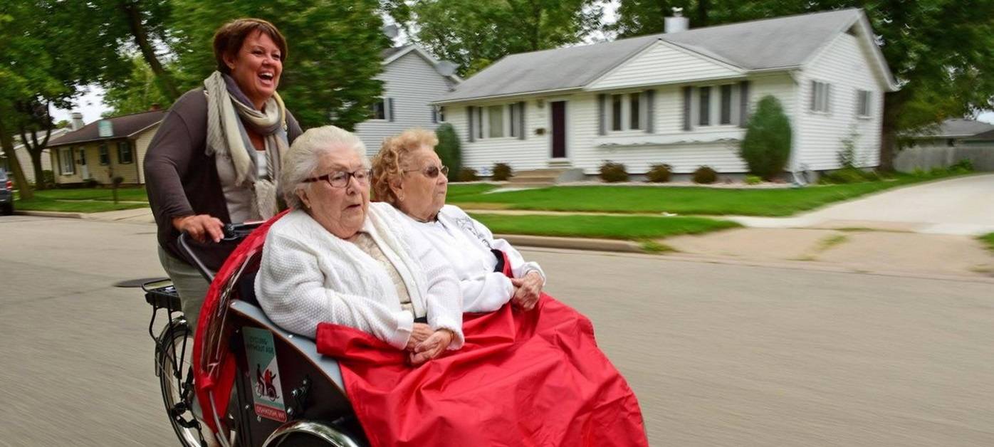Fahrrad-Rikschas für Senioren und Menschen mit Handicap
