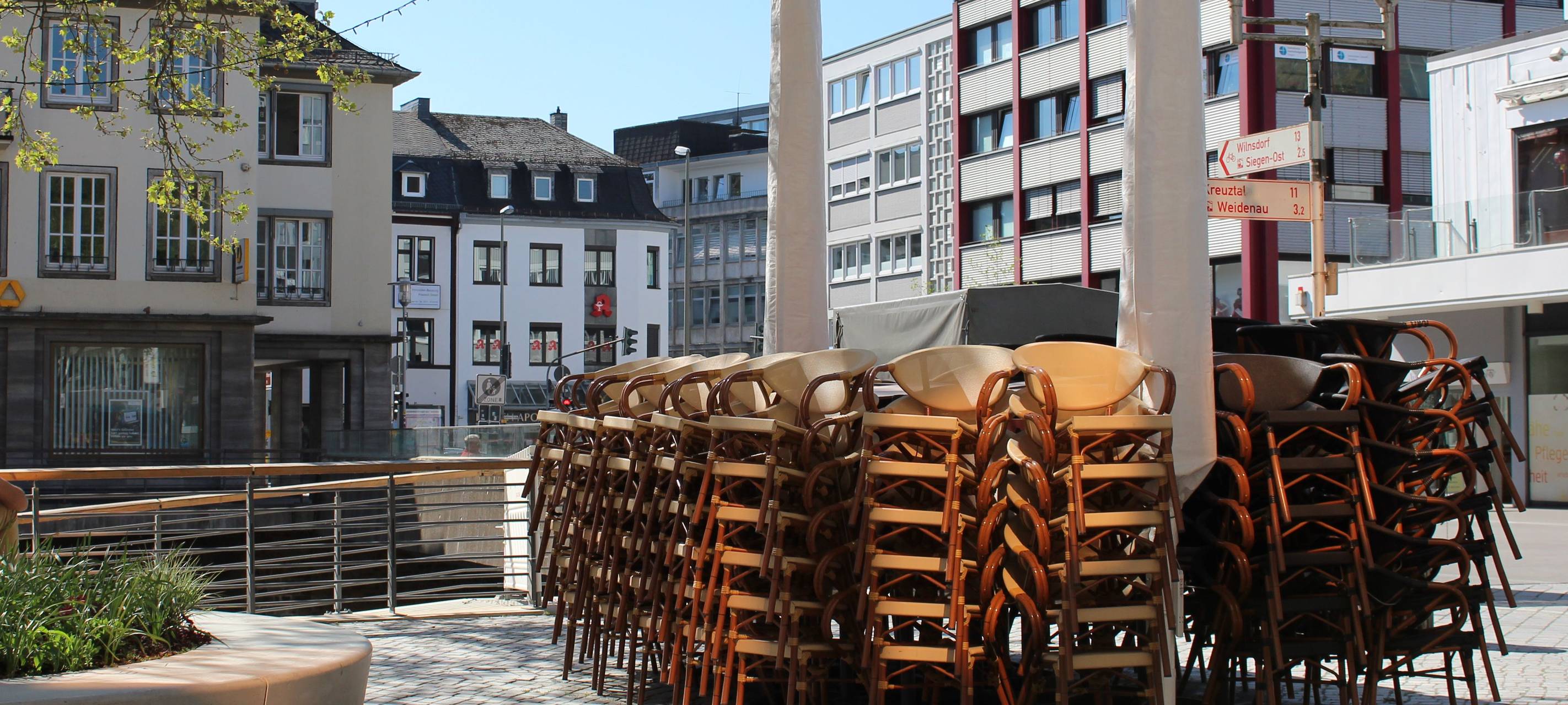 Stadt Siegen verzichtet auf Sondernutzungsgebühr