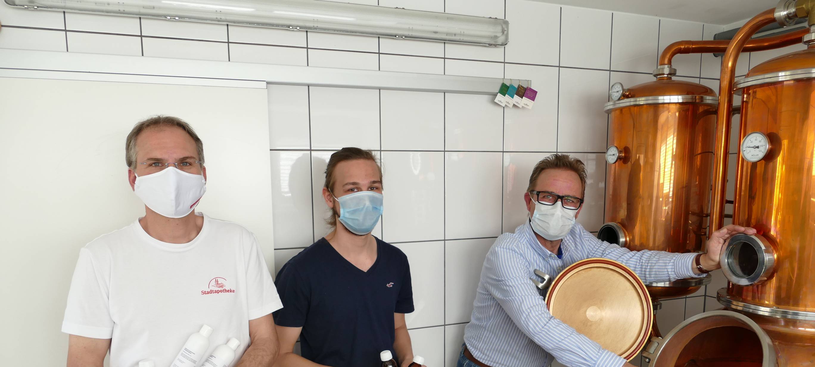Desinfektionsmittel aus Schnaps