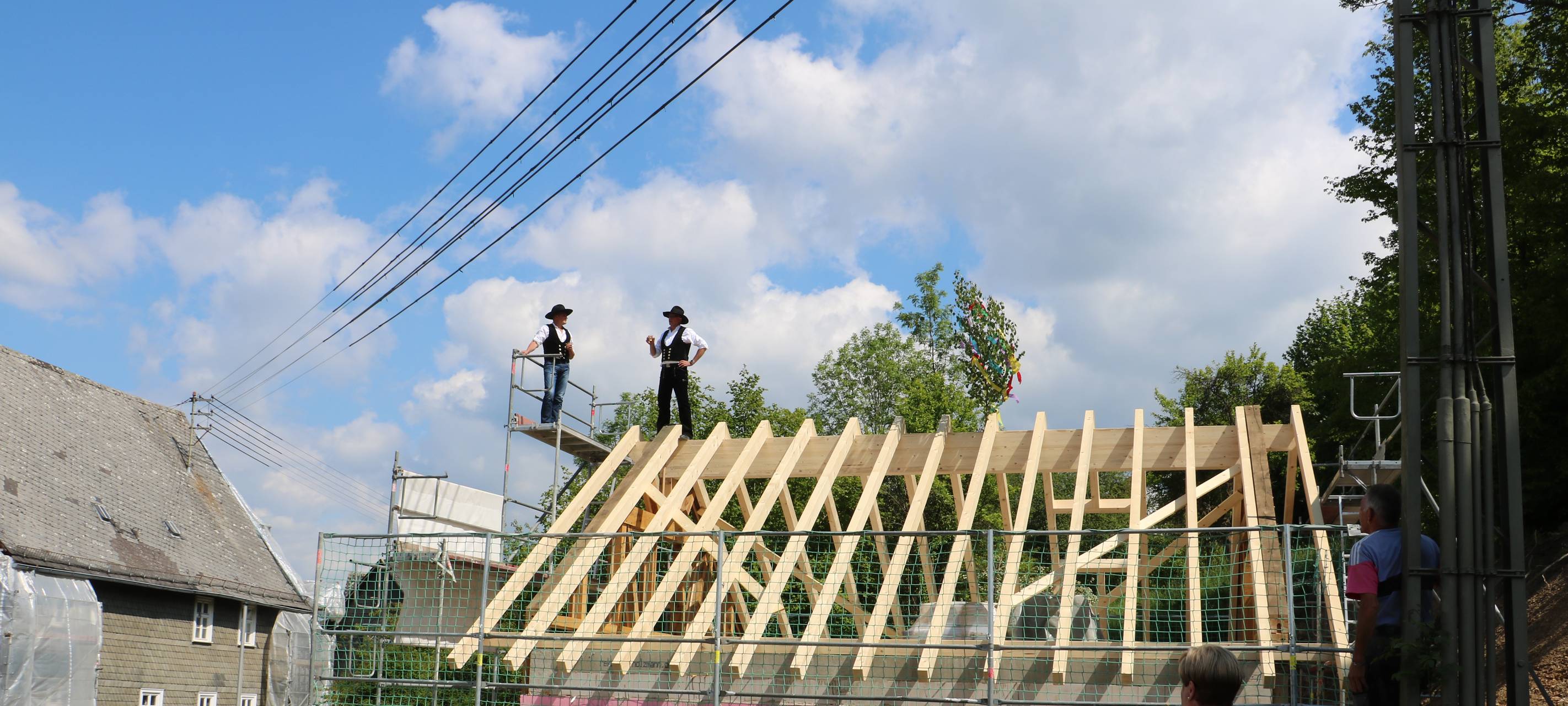 Backes-Richtfest in Burbach