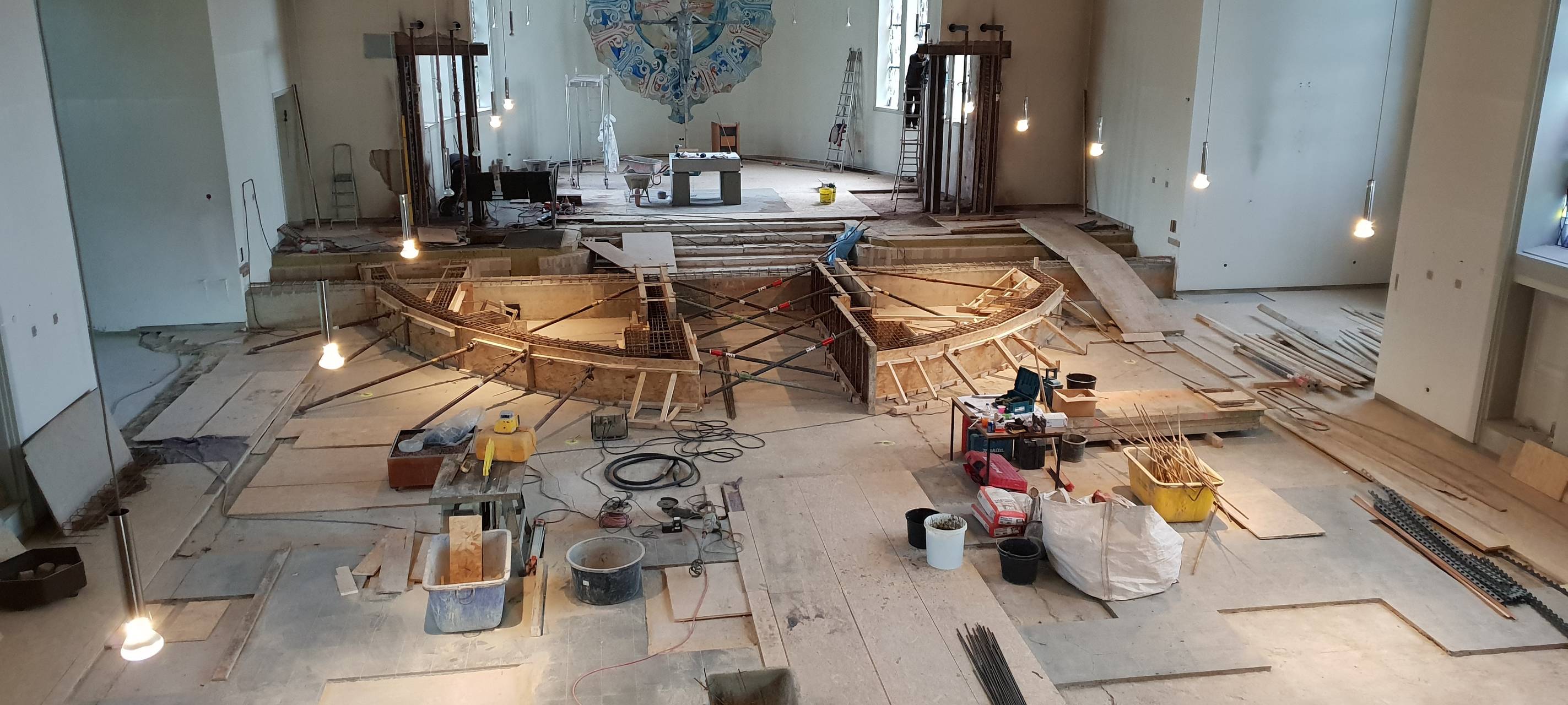 Umbau zur Kolumbariumskirche geht voran