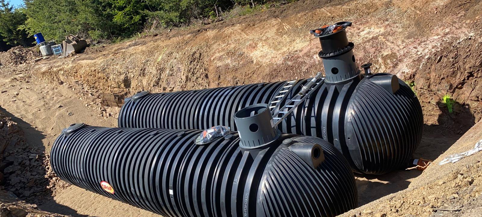 100 000 Liter Löschwasser
