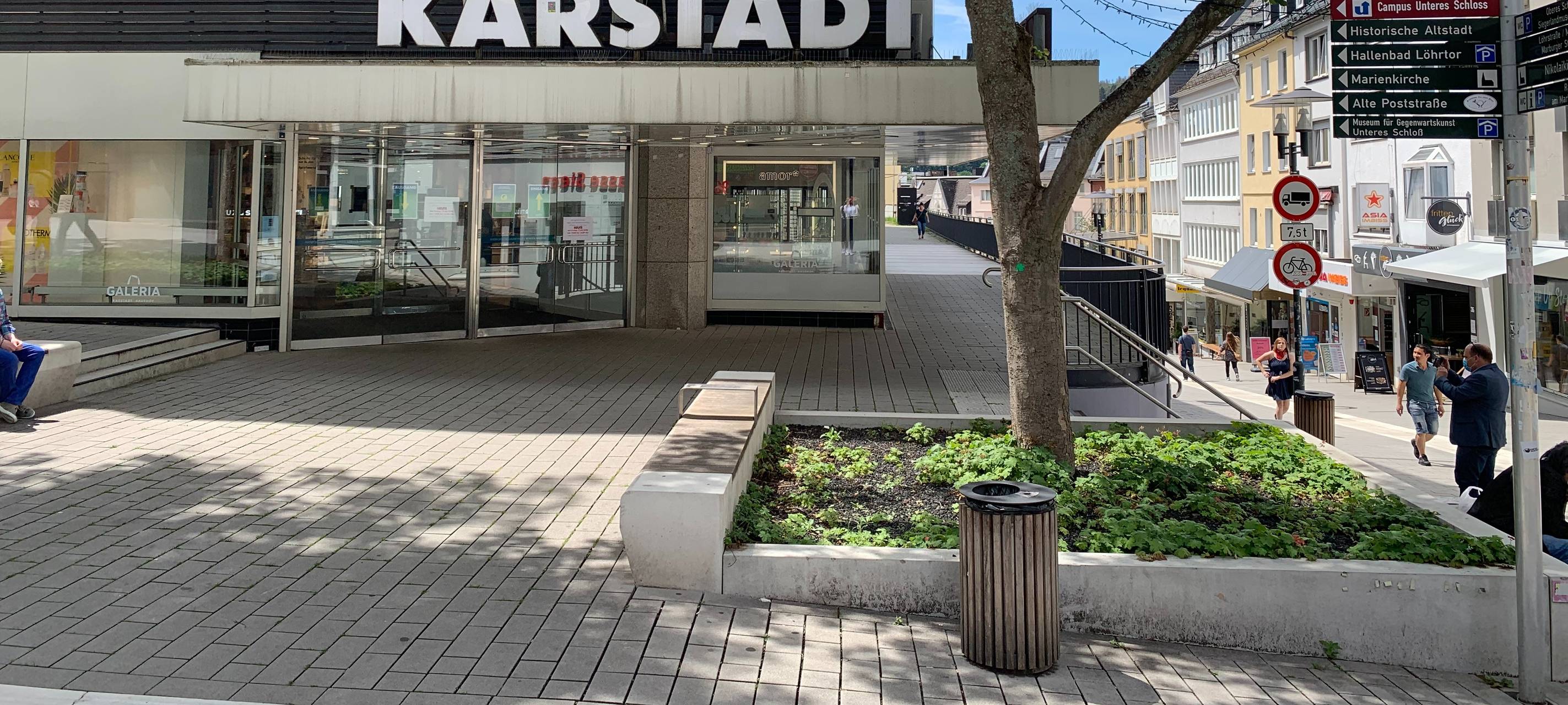 Karstadt-Gebäude in Siegen bleibt über Jahre leer
