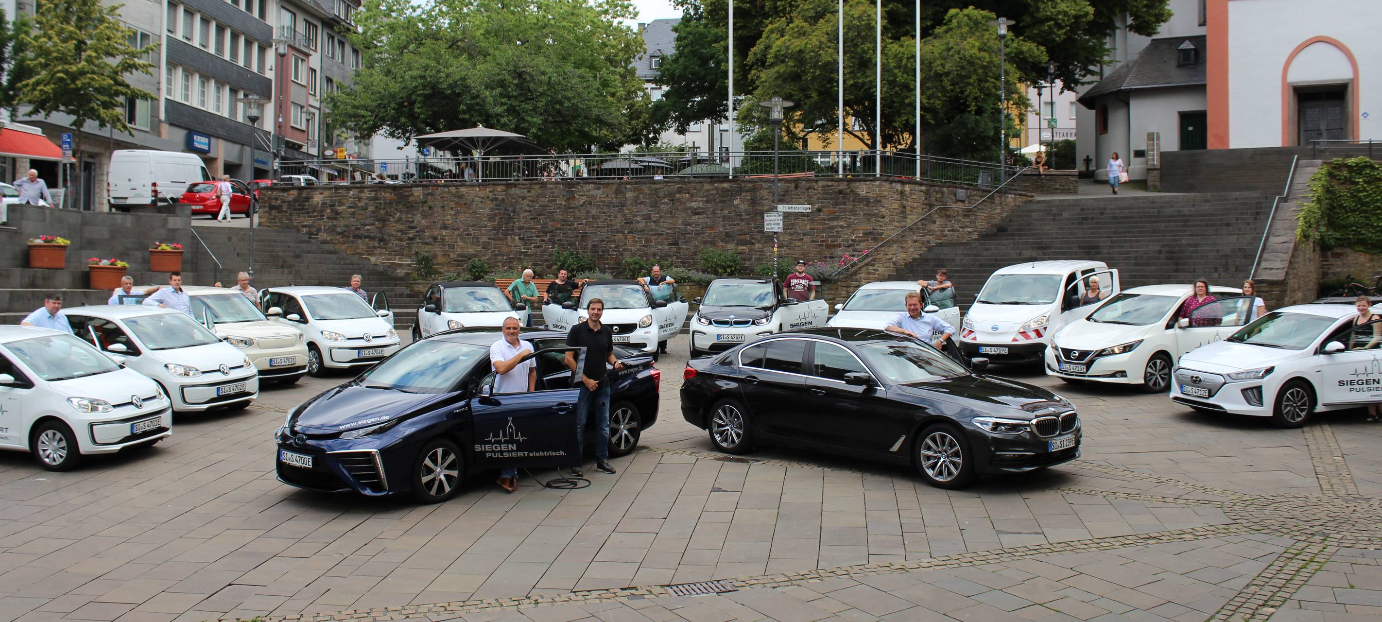 Siegen hat zwölf neue E-Autos