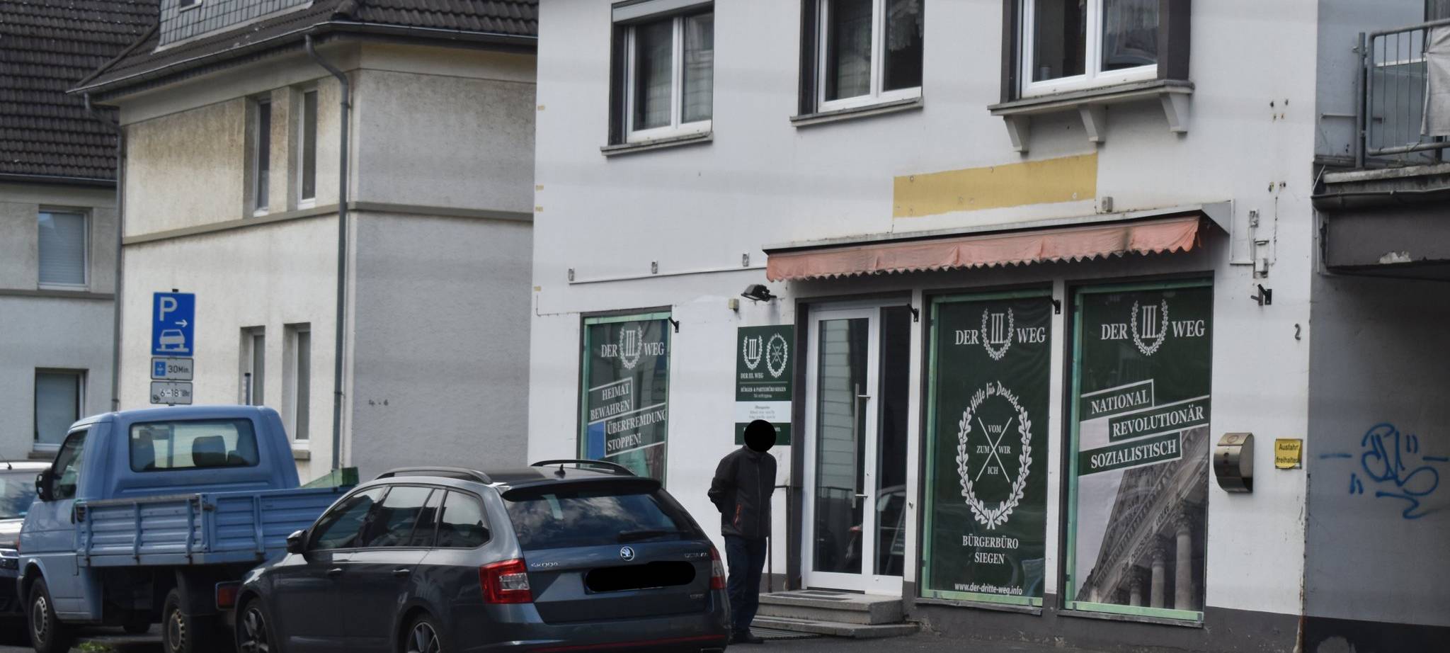 Protest gegen rechte Partei