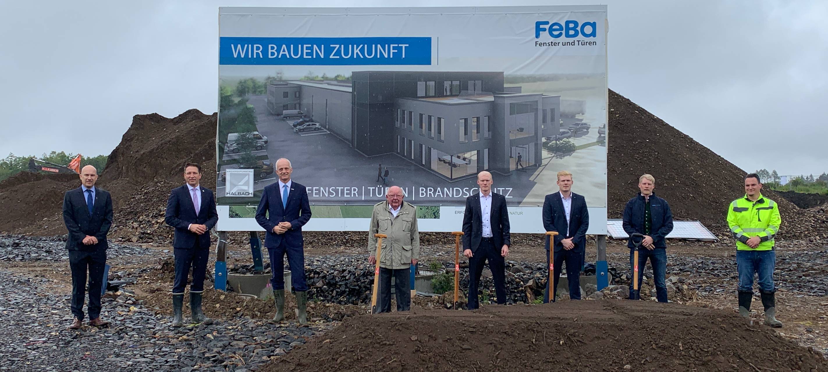 Spatenstich FeBa Fensterbau