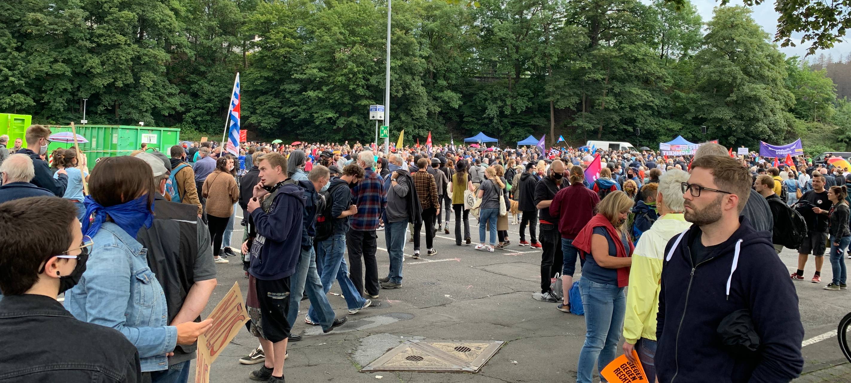 Hunderte Demonstranten in Siegen erwartet