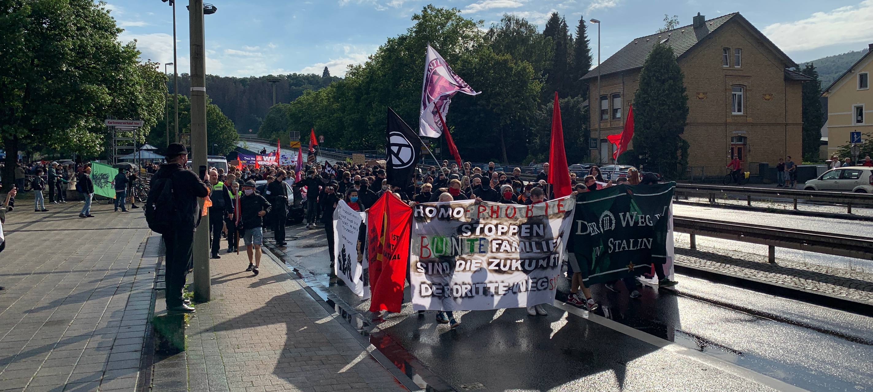 Demo gegen Rechts in Siegen