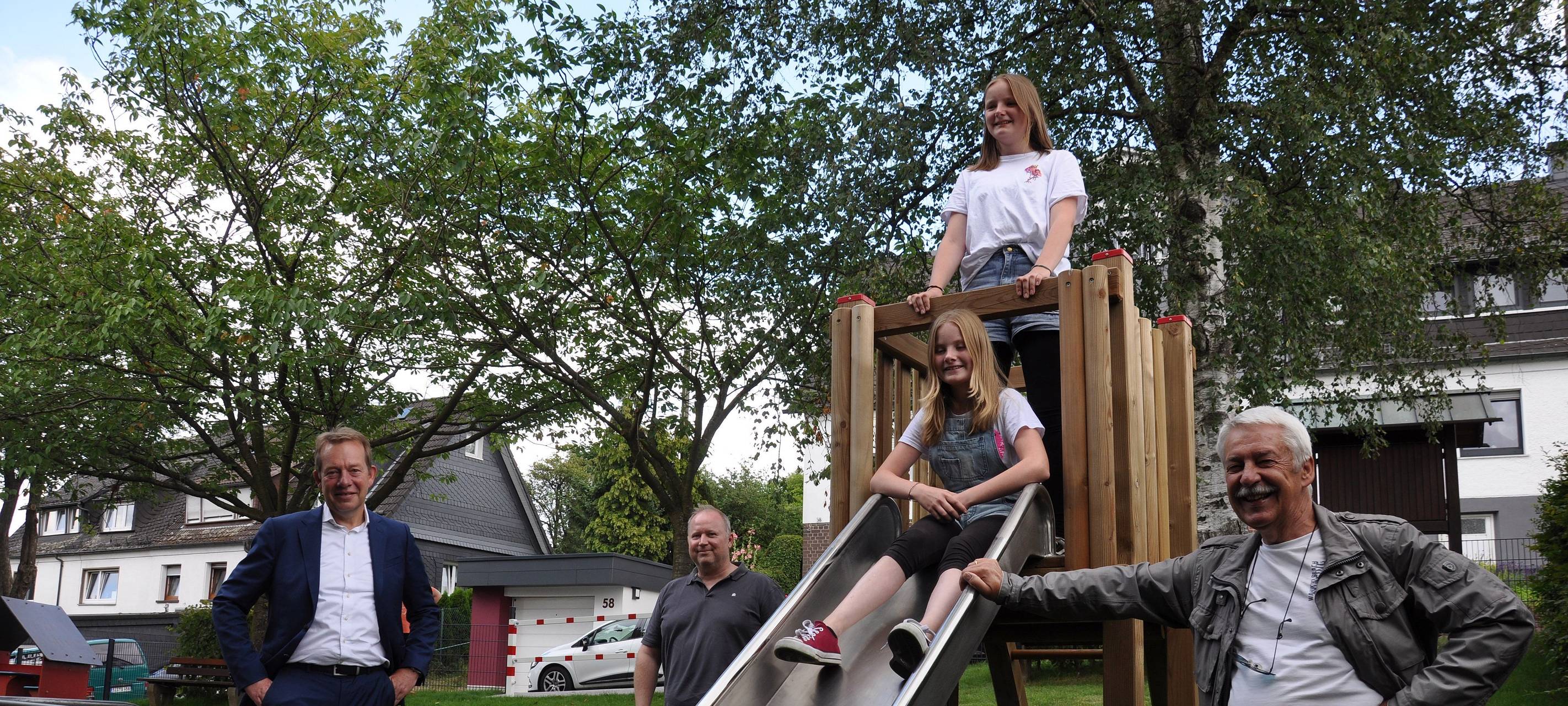 Neuer Spielplatz in Weidenau