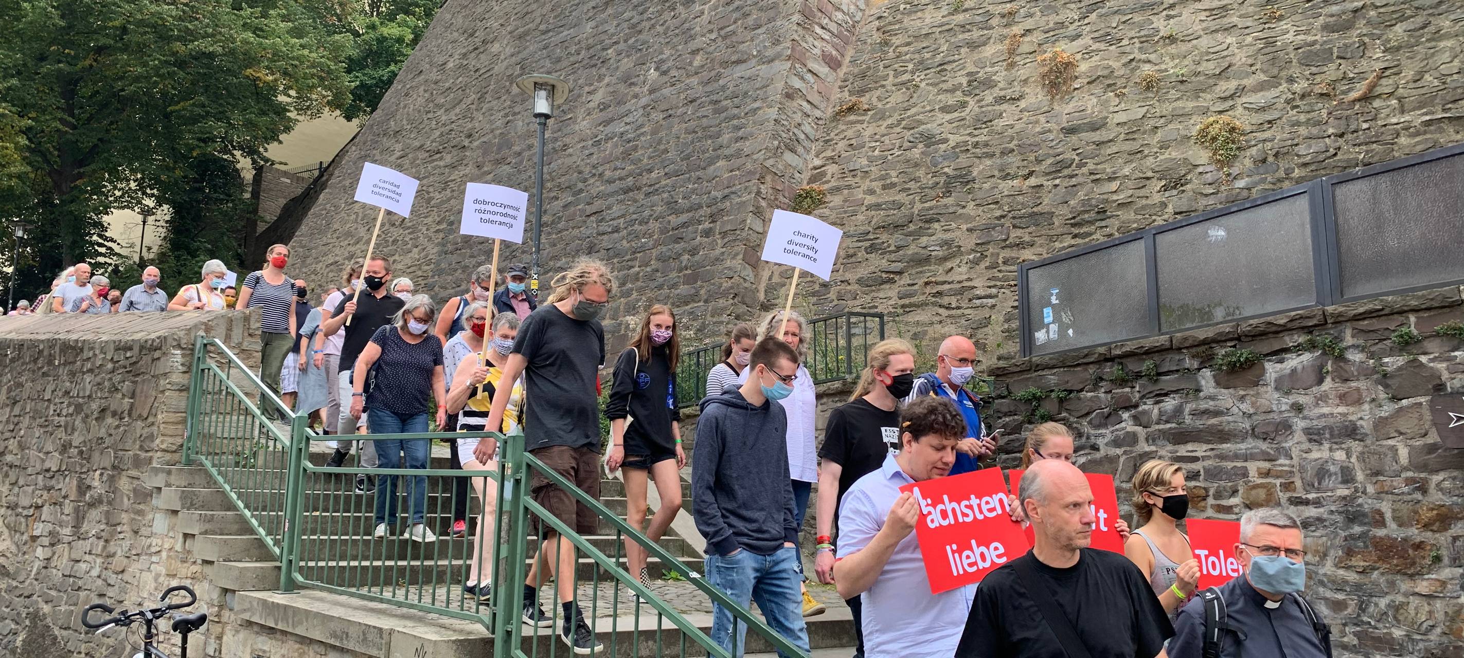 Demo gegen Rassismus