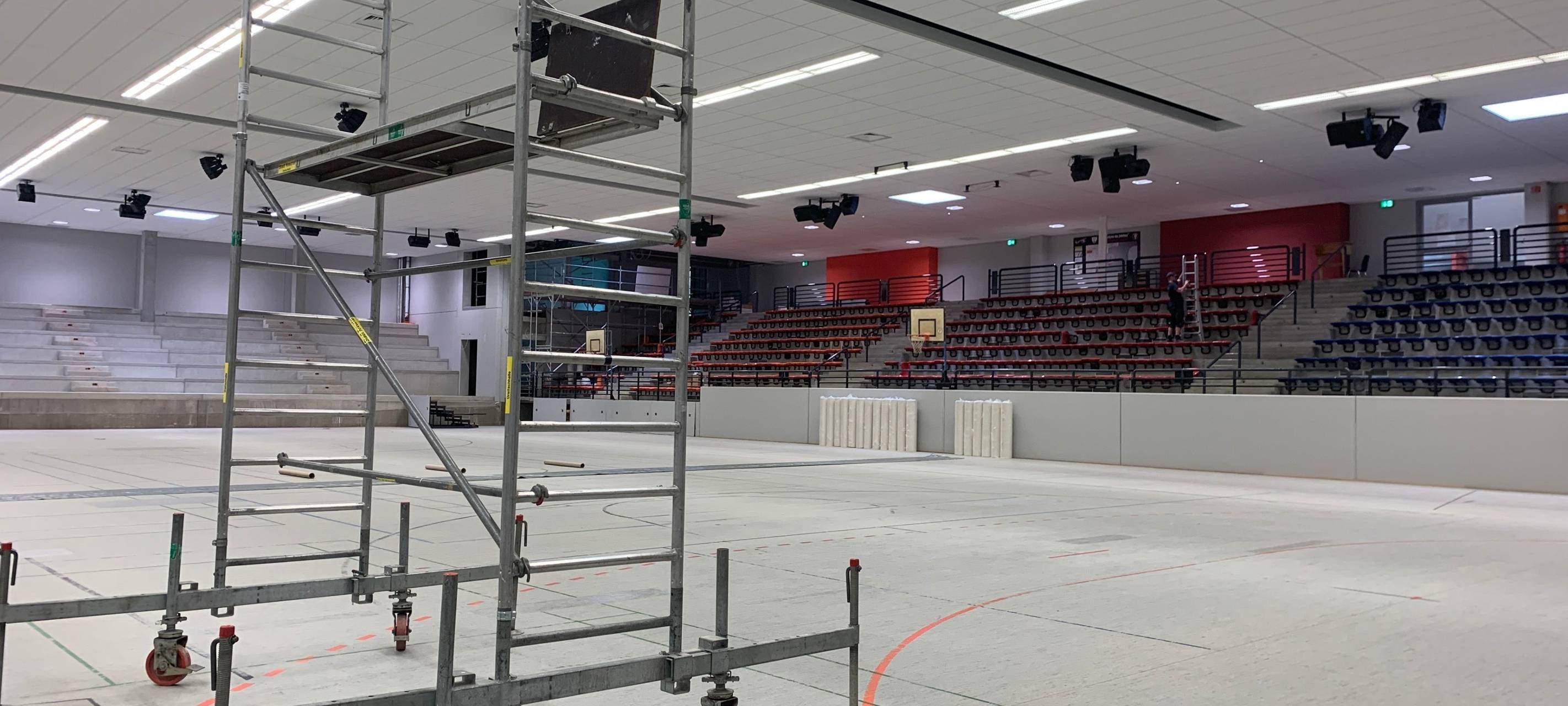 Umbau der Dreifachturnhalle liegt im Zeitplan