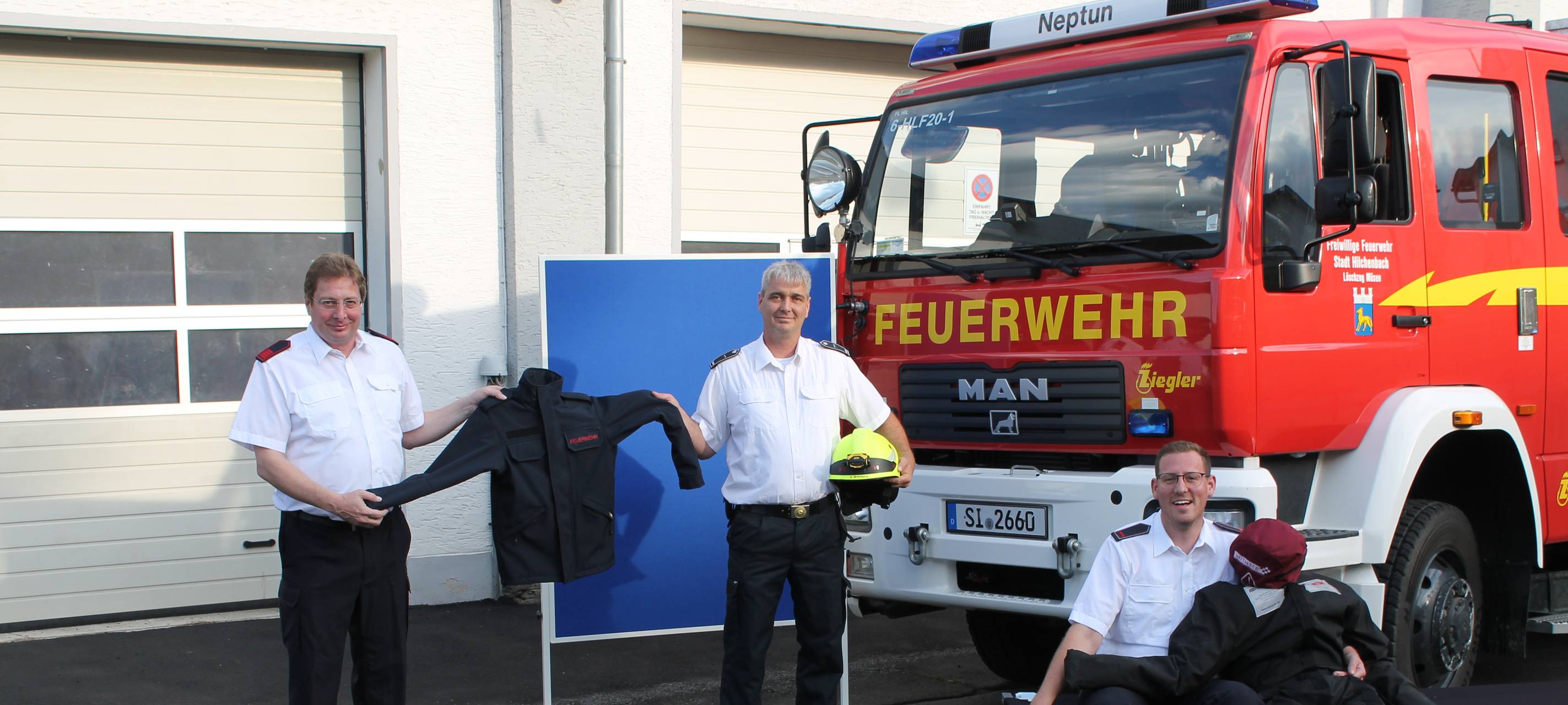 Die Freiwillige Feuerwehr Müsen erhält neue Ausrüstung