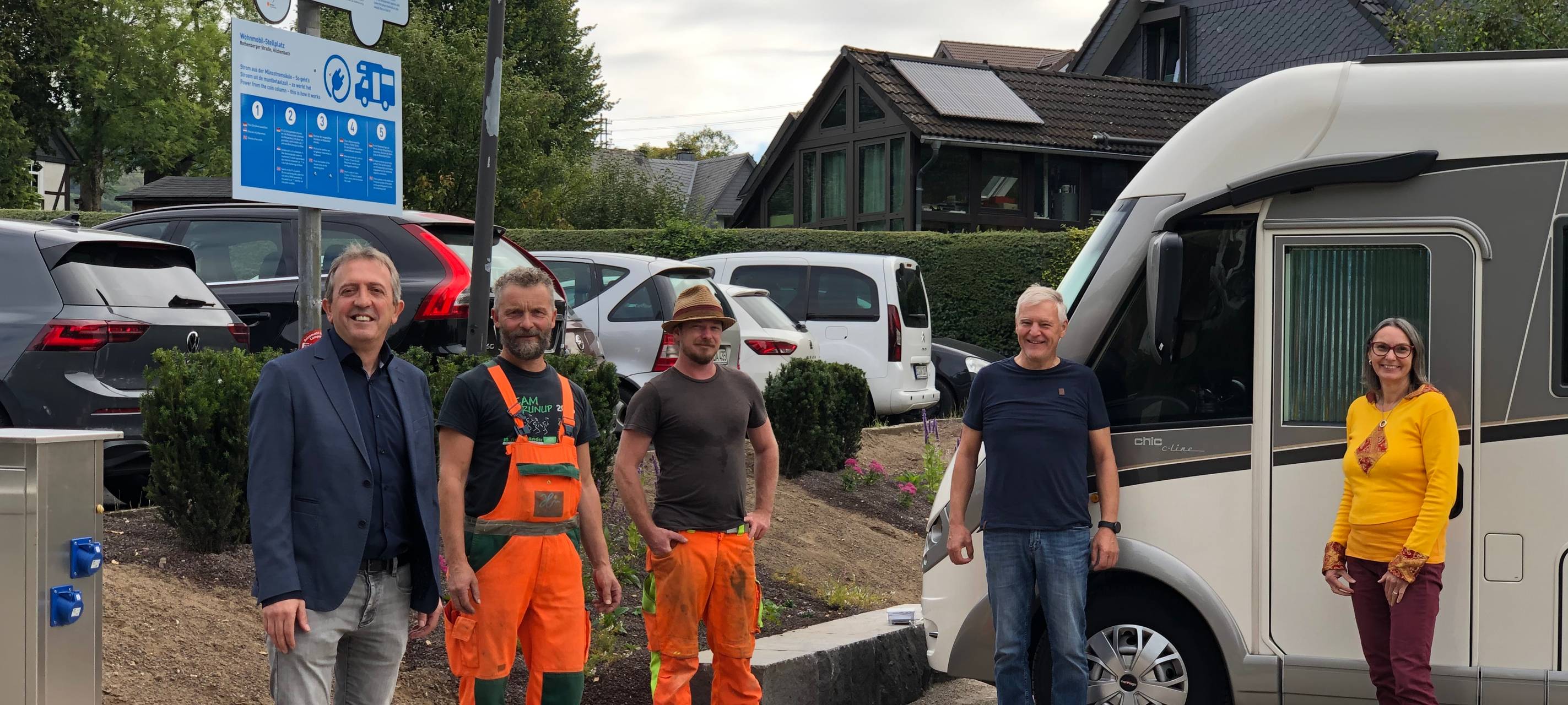 Wohnmobilstellplatz in Hilchenbach neu gestaltet