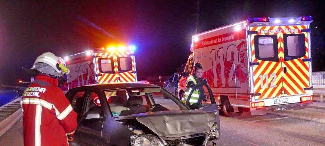 Vollsperrung auf der HTS zwischen Buschhütten und Siegen