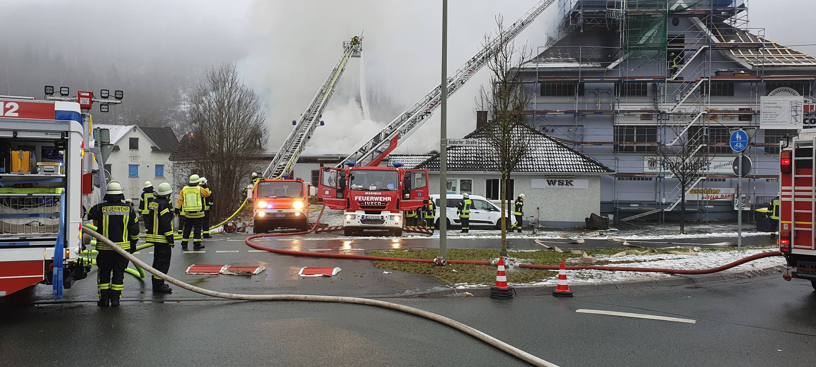 Freudenberg: Brand in der Ex-Musikfabrik