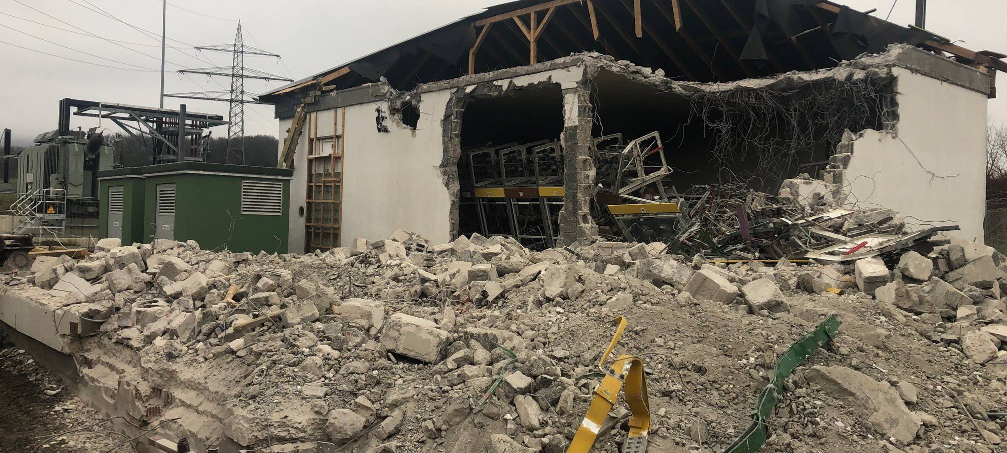 Umspannanlage in Krombach wird abgerissen