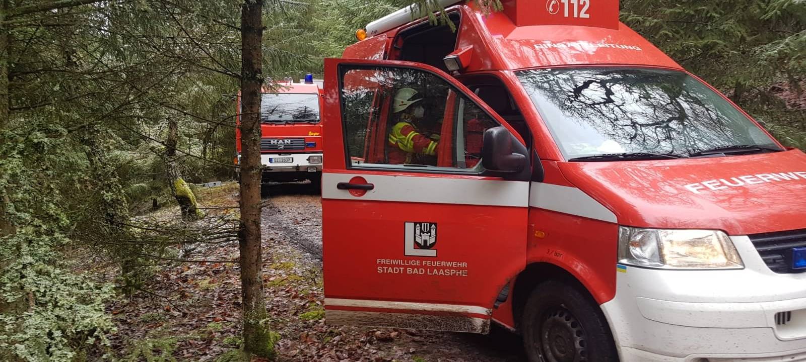 Rettungseinsatz in Bad Laasphe