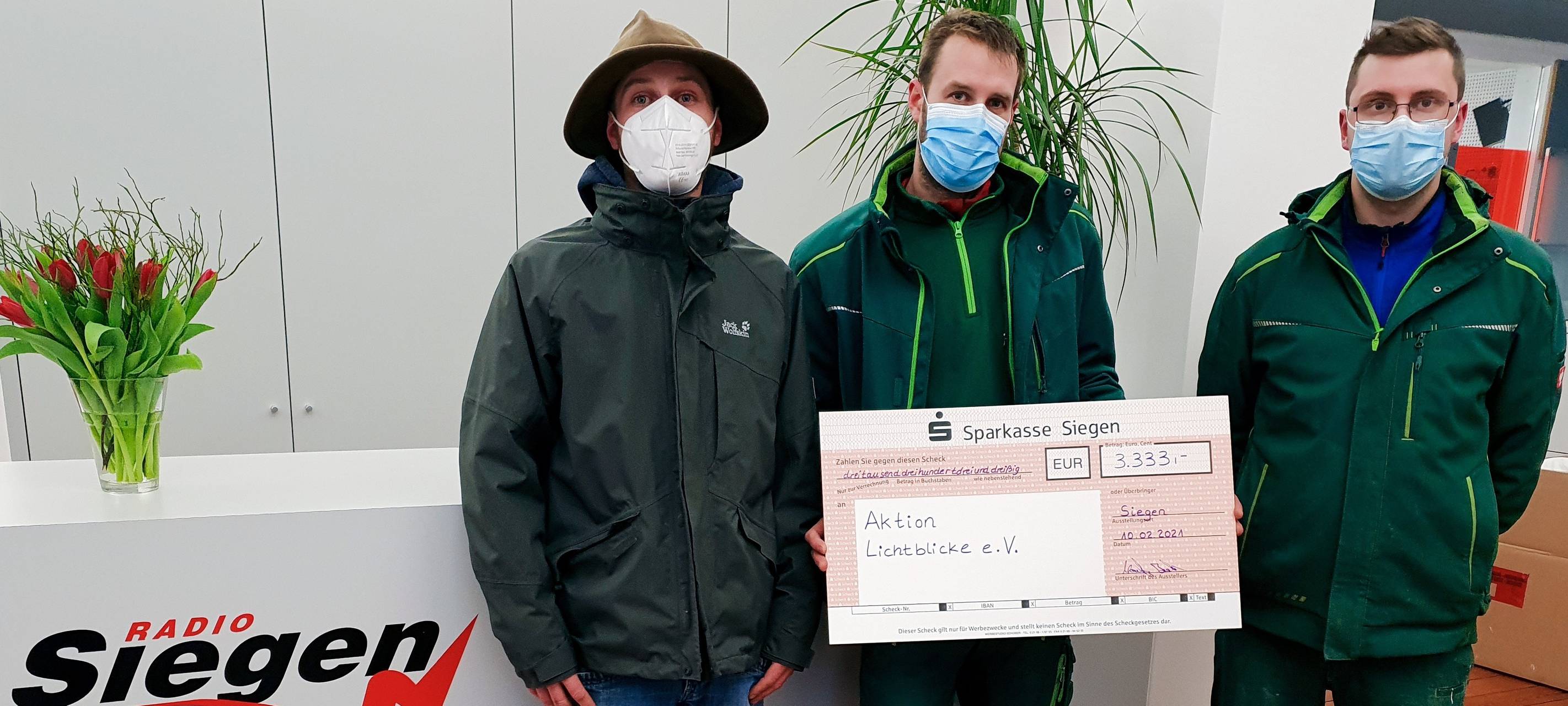 3333 Euro für "Lichtblicke"