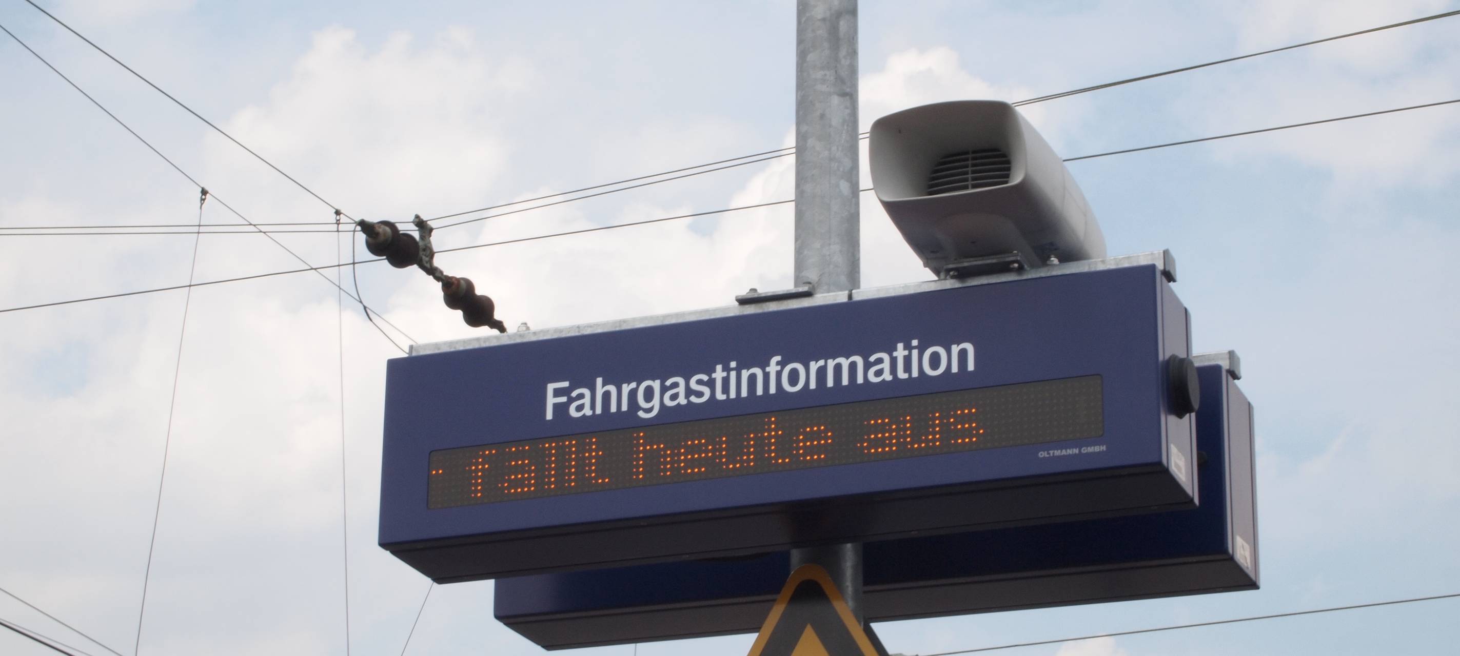 Regionaler Zugverkehr ist eingestellt