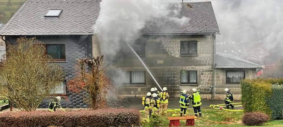 Dachstuhlbrand in Lützeln