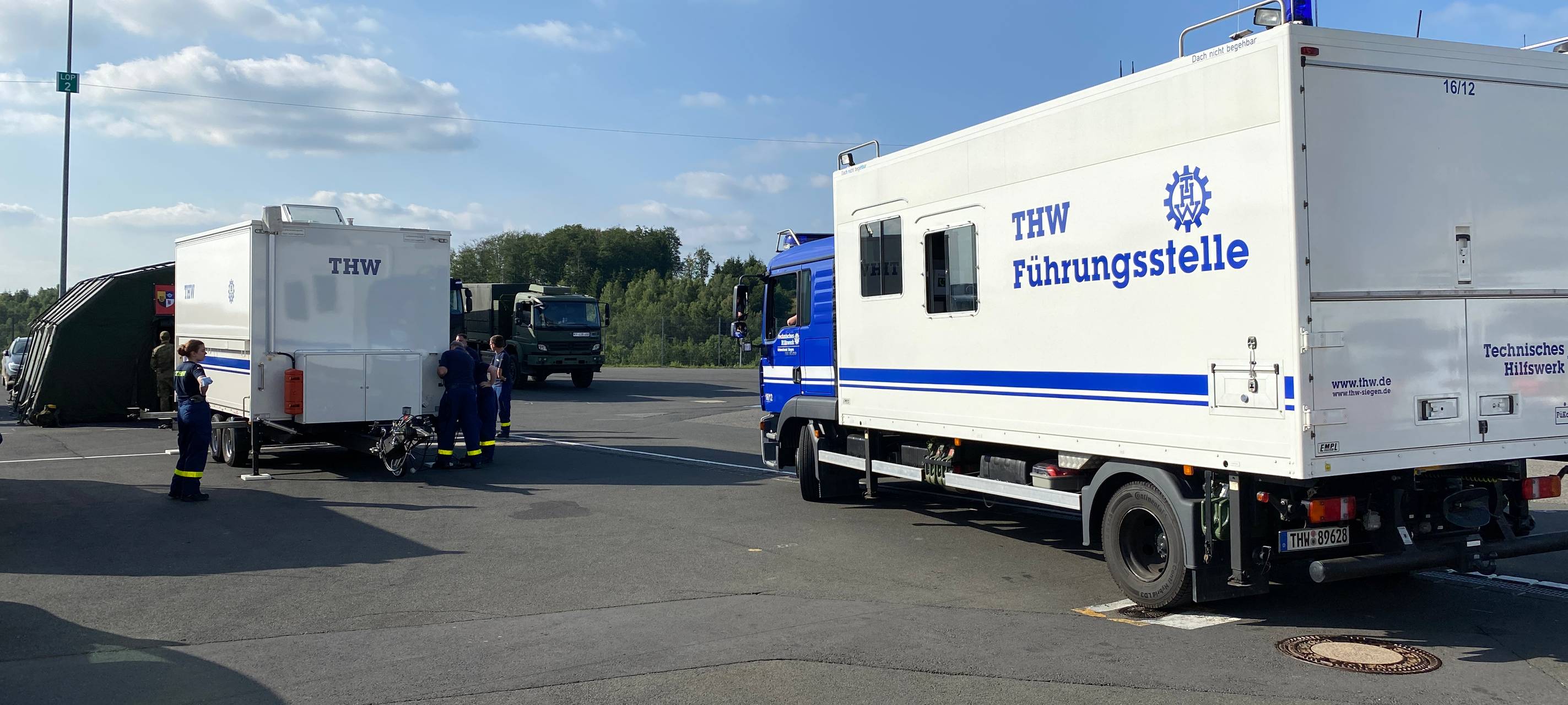 THW-Siegen in Krisengebieten im Dauereinsatz