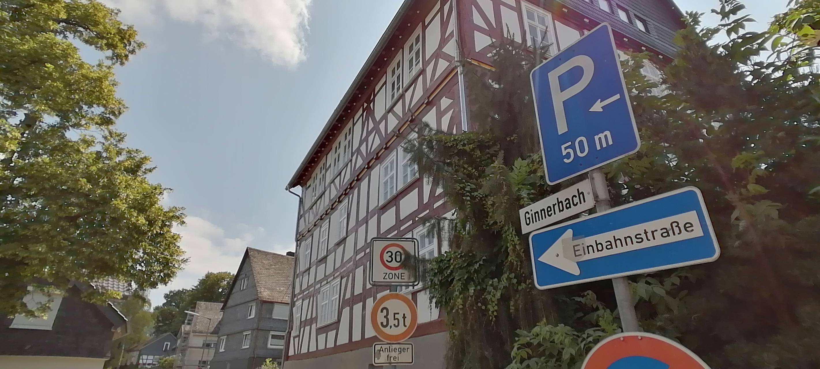 Arbeiten an der "Alten Vogtei" in Burbach vom 26. Juli bis 07. August