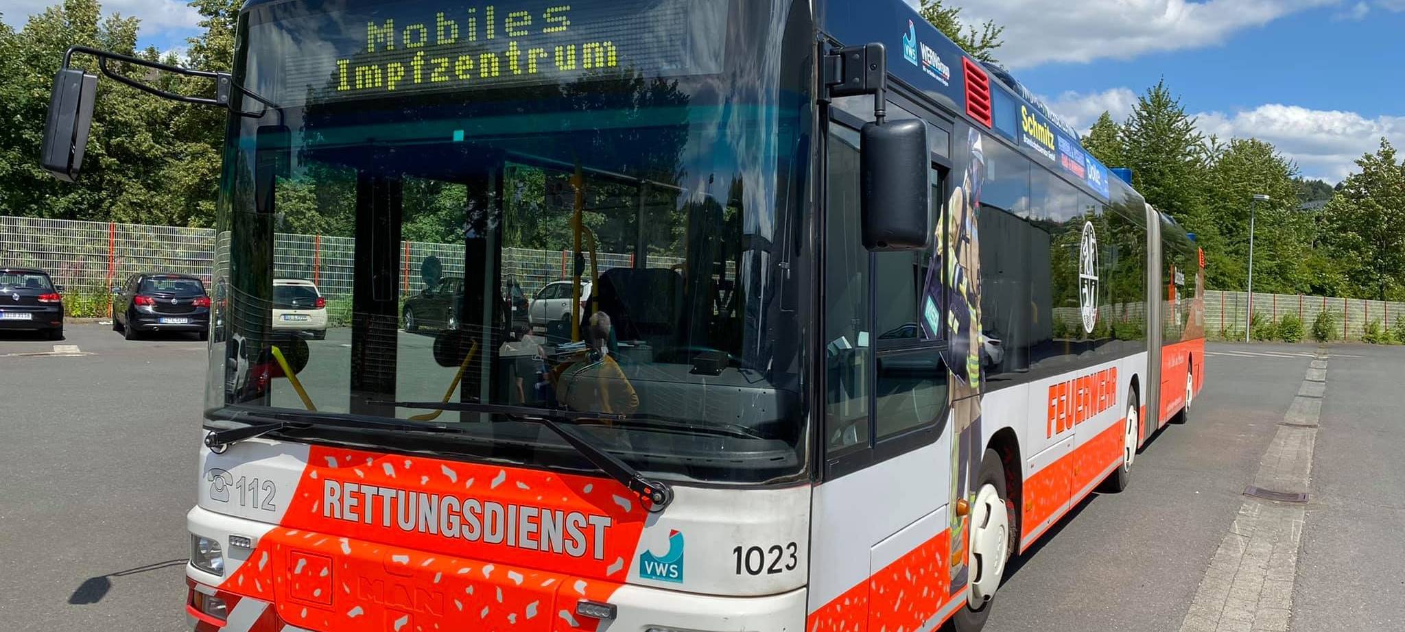 Impfbus impft wieder in Bad Berleburg