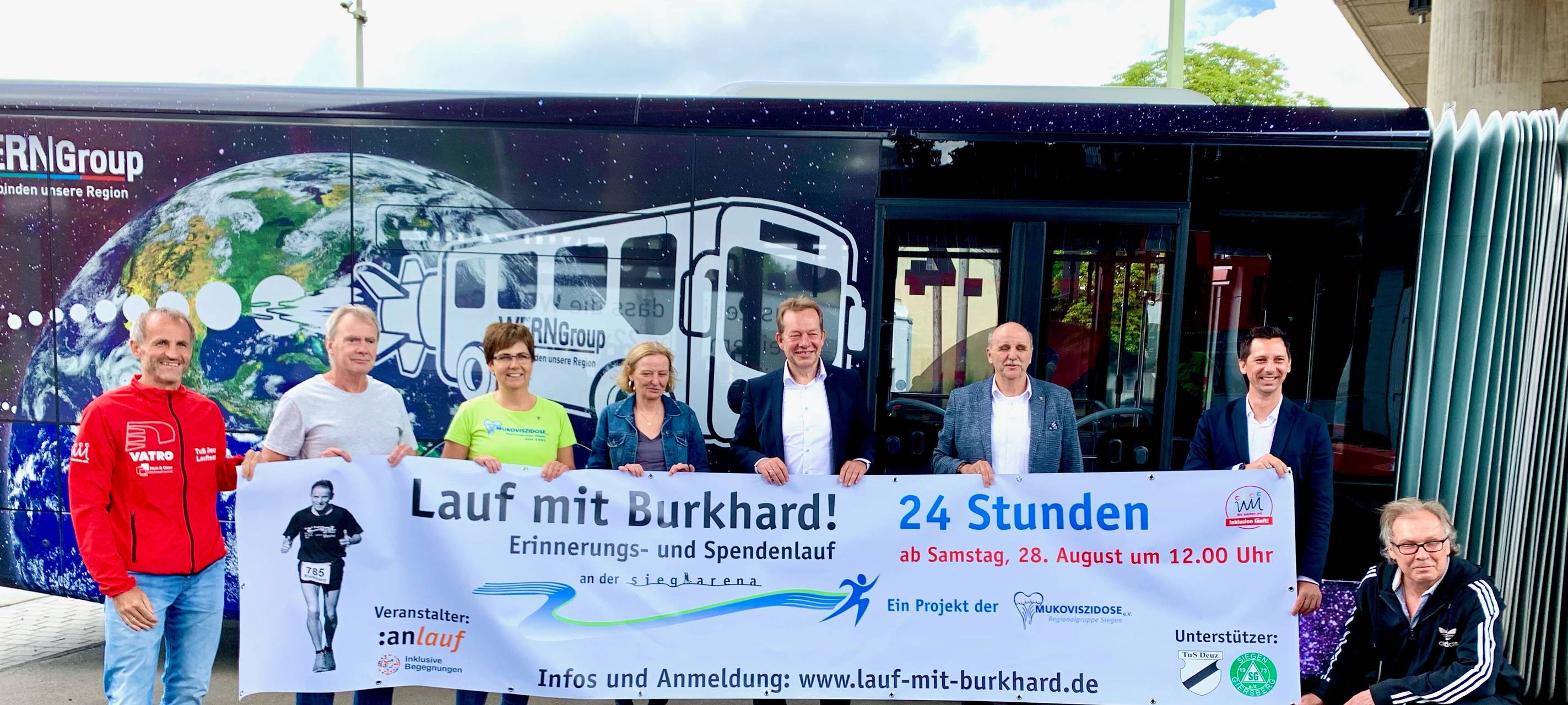 Spendenlauf in der Siegarena