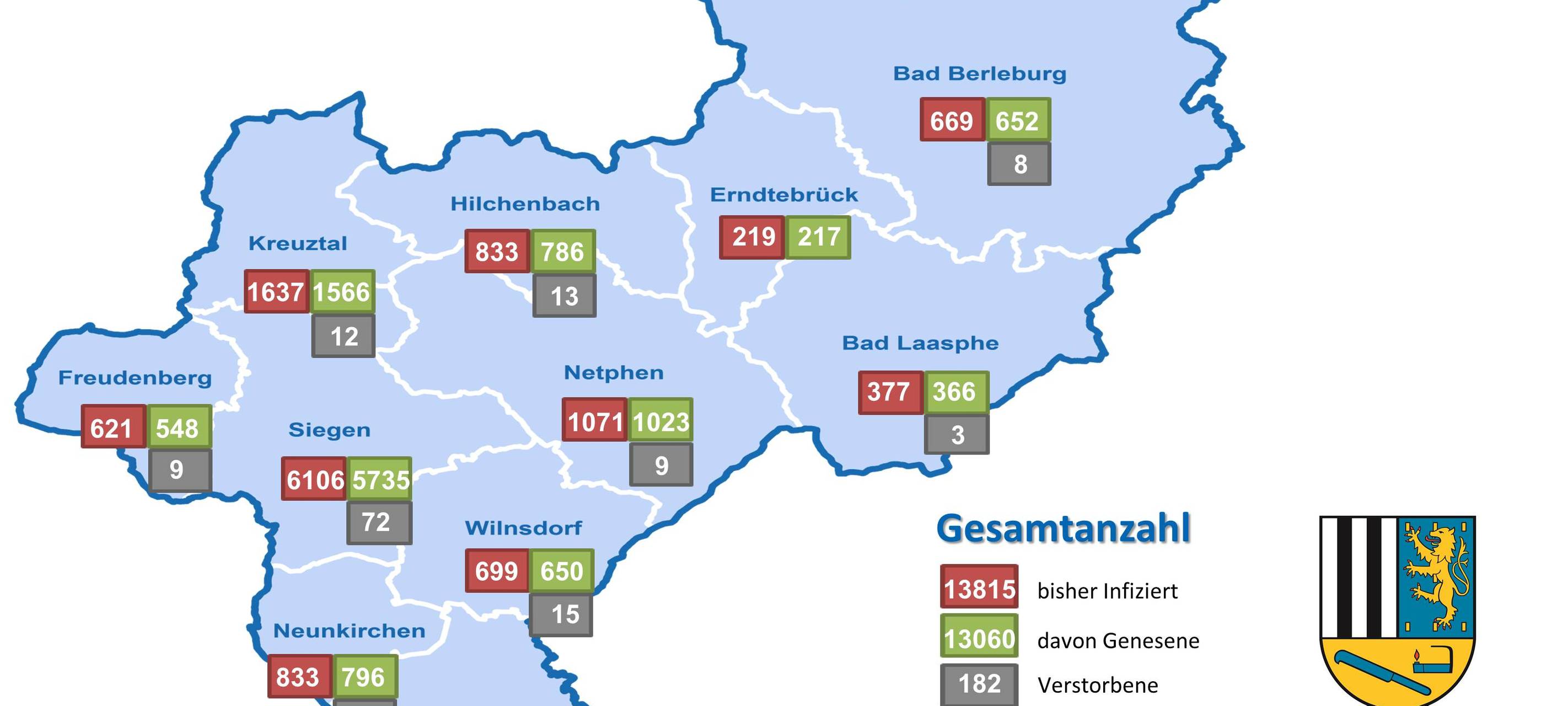 56 neue Fälle